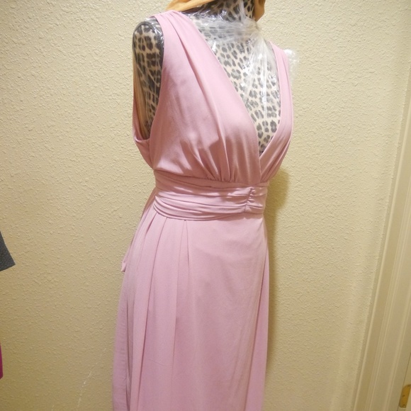 blush pink dress size 16